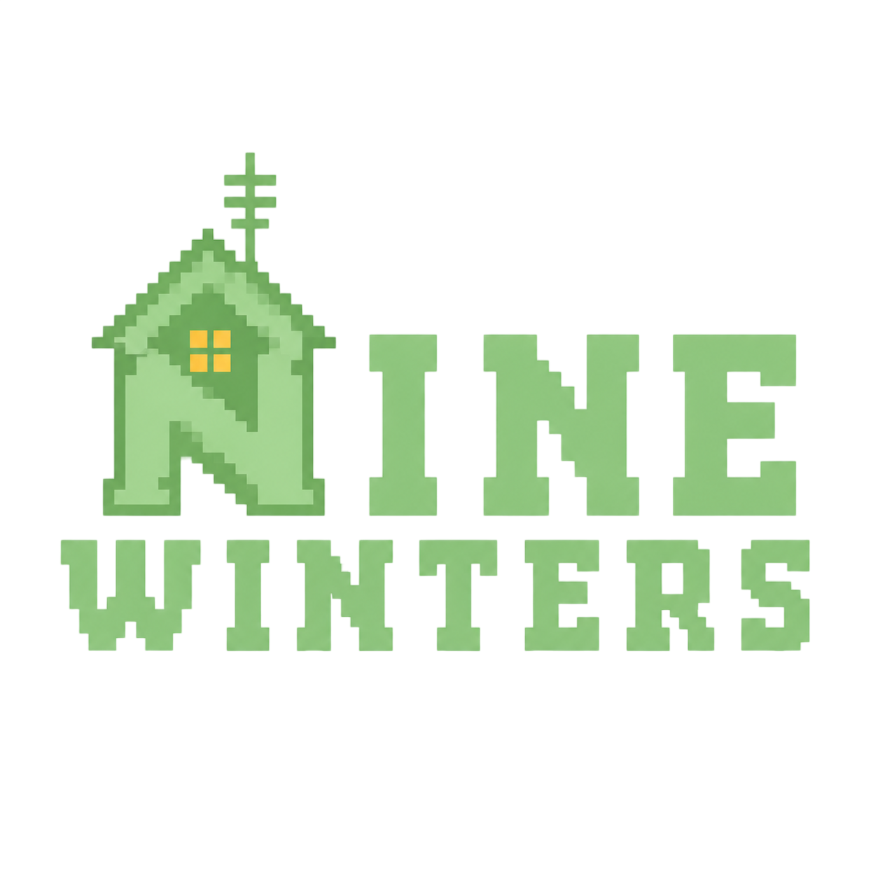 배경이 비치는 Nine Winters 엠블럼.