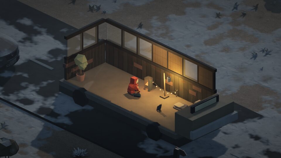 Nine Winters 버스 거처, 겨울 정오 · 데모 룩