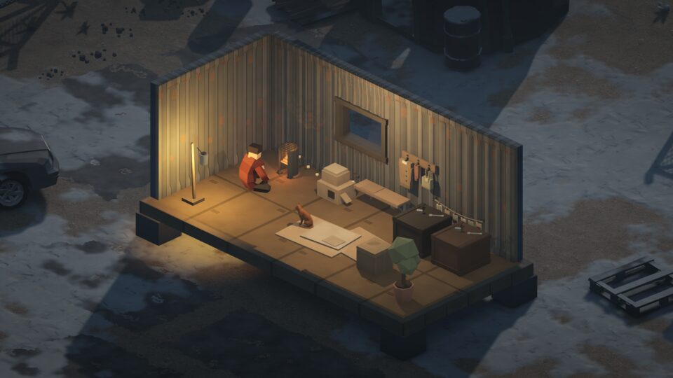 Nine Winters 컨테이너 거처, 겨울 정오 · 데모 룩